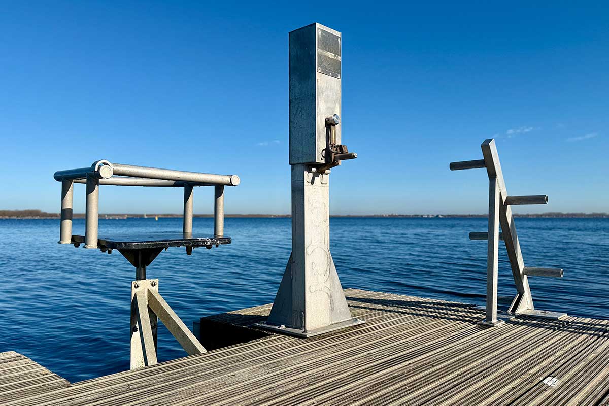 Toegankelijk duikplatform bij het Koepeltje in het Grevelingenmeer