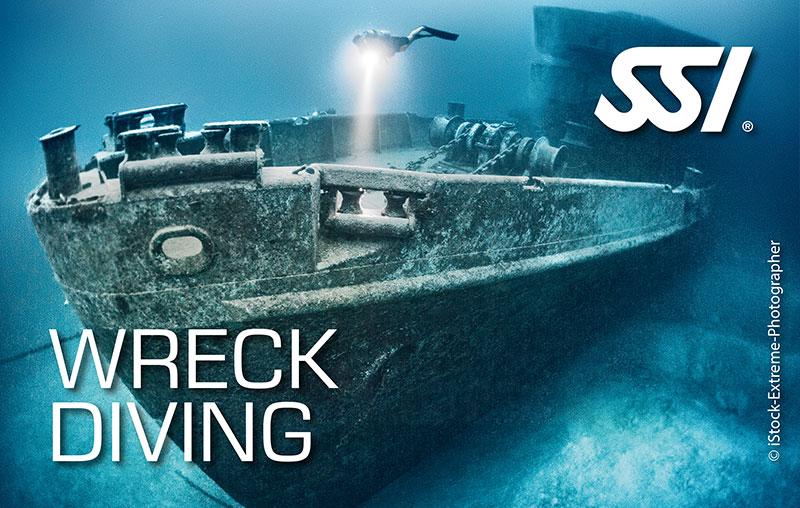 SSI Wreck Diving certification card